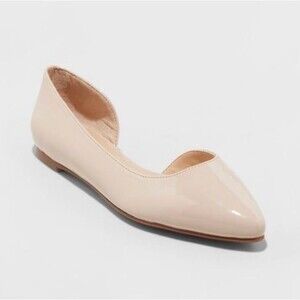 A New Day Mohana Flats Blush Nude Size 8 EUC